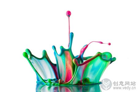 水滴飞溅的水花创意摄影照片