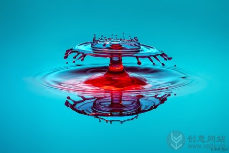 水滴飞溅的水花创意摄影照片