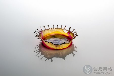 水滴飞溅的水花创意摄影照片