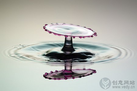 水滴飞溅的水花创意摄影照片