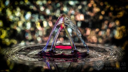 水滴飞溅的水花创意摄影照片