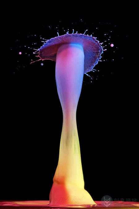 水滴飞溅的水花创意摄影照片