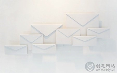 创意信封样式的书报杂志架
