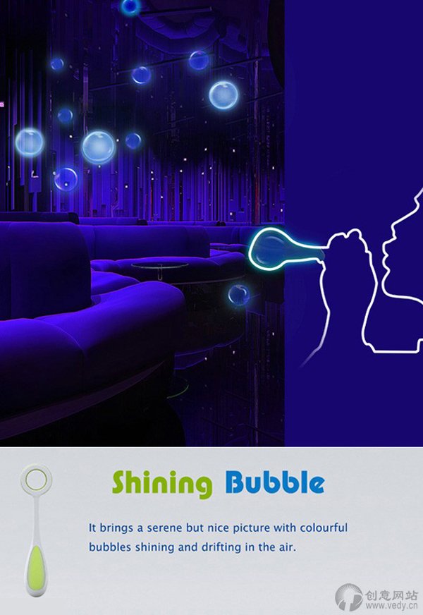 Shining Bubble 吹出荧光的泡泡