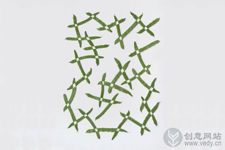 有趣水果摆设而成的图形创意设计