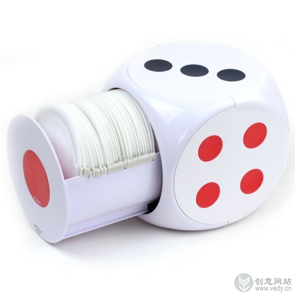 骰子样式的CD碟片创意收纳盒
