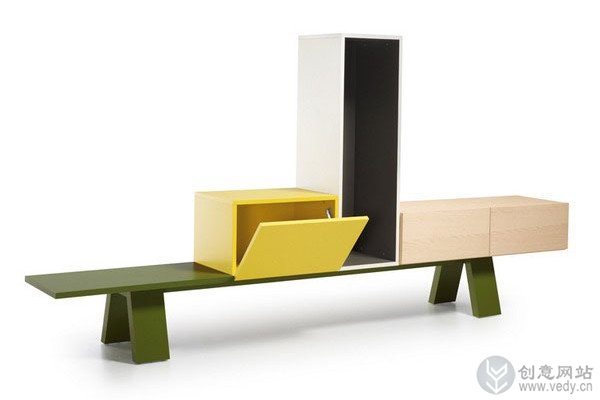 随意组合的多彩创意家具 个性化自由