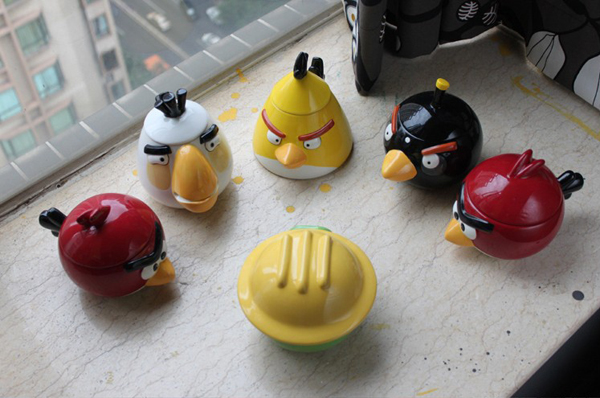 愤怒的小鸟陶瓷水杯 愤怒的小鸟陶瓷水杯