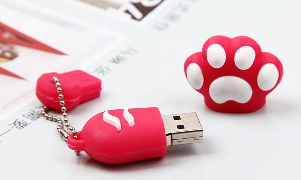 猫爪样式个性U盘