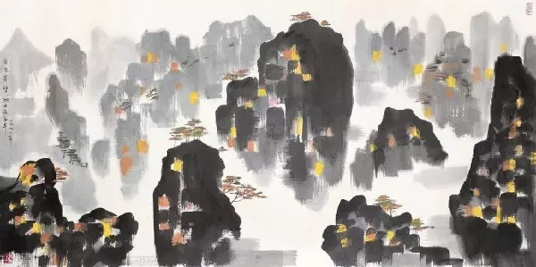 从画家吴冠中的作品中学设计