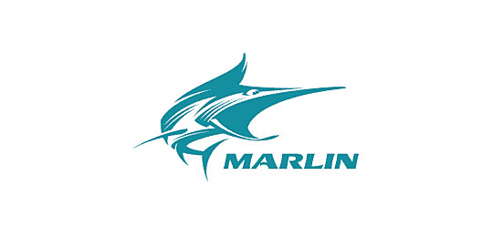 Marlin by Yuri Galitsyn 67个包含水下动物的创意LOGO设计