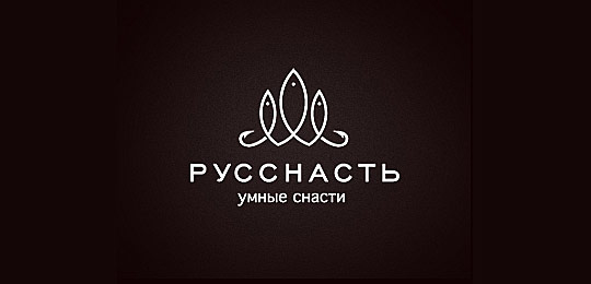 Russnast by Kirill Demidenko 67个包含水下动物的创意LOGO设计