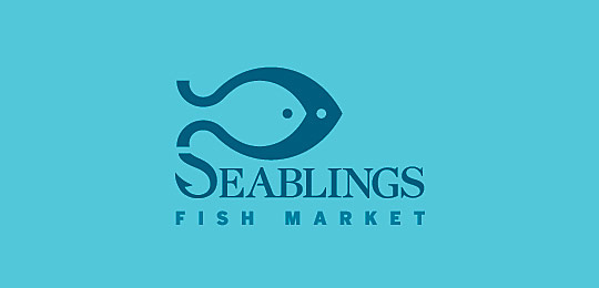 Seablings by Rudy Hurtado 67个包含水下动物的创意LOGO设计