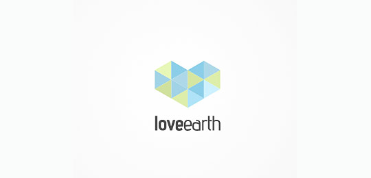 51个心形图案的创意LOGO设计