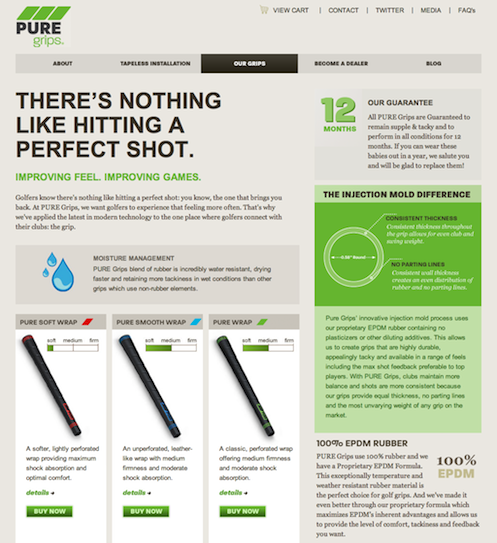 our-grips-pure-gripsc2ae 创意漂亮网页布局设计