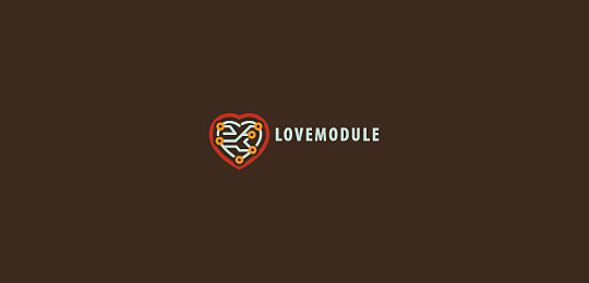 51个心形图案的创意LOGO设计