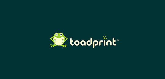 Toadprintv2 by Mike Erickson 67个包含水下动物的创意LOGO设计