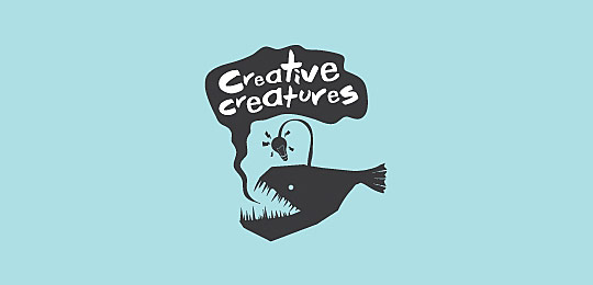creative creatures by sayasuka 67个包含水下动物的创意LOGO设计
