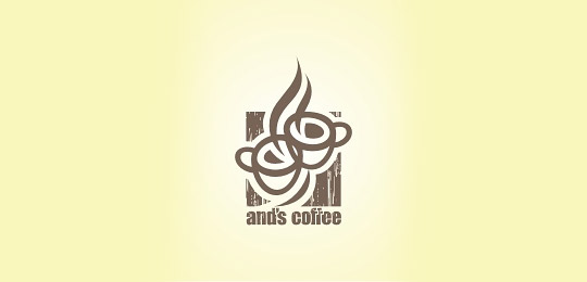 And's Coffee (2005) by Sebastiany 50个包含咖啡的创意LOGO设计