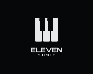 21个以钢琴为主题的创意Logo设计