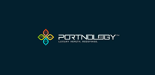 Portnology by Srdjan Kirtic 59个与科学技术有关的创意LOGO设计