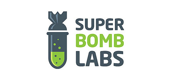 Super Bomb Labs by Dean Hudson 59个与科学技术有关的创意LOGO设计