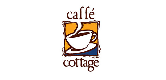 Caffe Cottage by Madelyn Wattigney 50个包含咖啡的创意LOGO设计