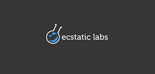 Ecstatic Labs by Kim Hubball 59个与科学技术有关的创意LOGO设计