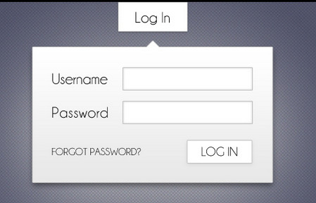 Login Modal - PSD - by ~swiftpsd 表单设计PSD文件下载