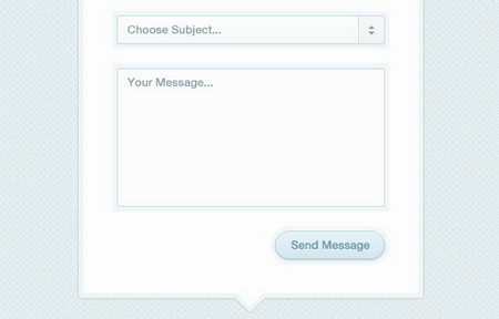 Modal Box Contact Form 表单设计PSD文件下载