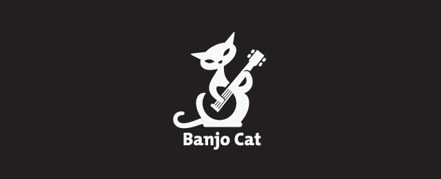 28个以猫为主题的创意Logo设计