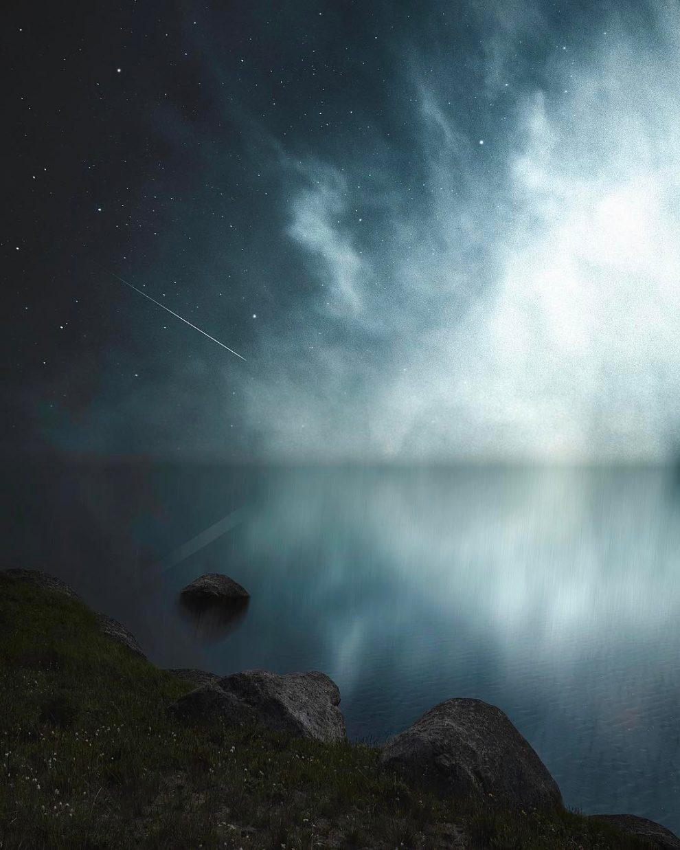 创意天空夜景摄影照片