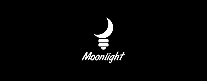 moon light logo 40个以月亮为主题的创意Logo设计