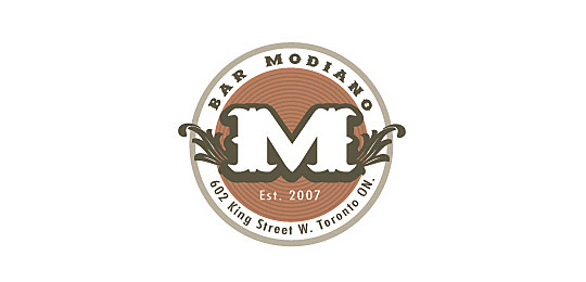 Bar Modiano by Elwira Wozniak 59个包含圆形创意LOGO设计