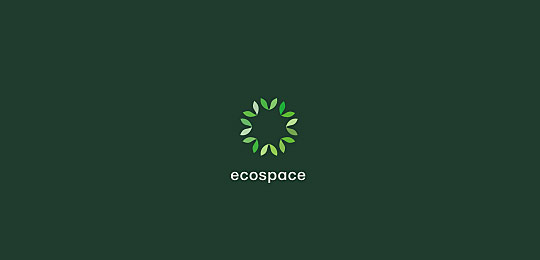 ecospace by Deividas Bielskis 59个包含圆形创意LOGO设计