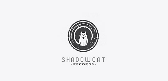 Shadowcat Records by Ben Garner 59个包含圆形创意LOGO设计