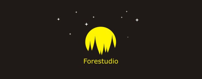moon logo design 40个以月亮为主题的创意Logo设计