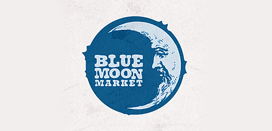 Blue Moon Market by Jason Courtney 59个包含圆形创意LOGO设计