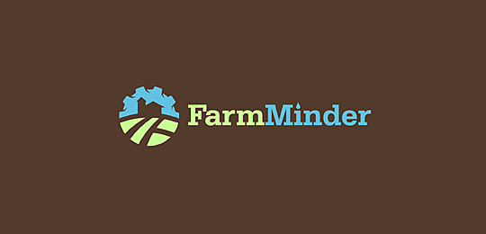 FarmMinder by Mike Erickson 59个包含圆形创意LOGO设计