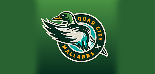 Quad City Mallards 3 by Matt Kauzlarich 59个包含圆形创意LOGO设计