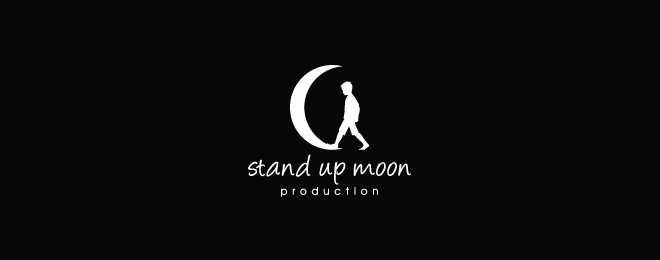 moon logo design 40个以月亮为主题的创意Logo设计