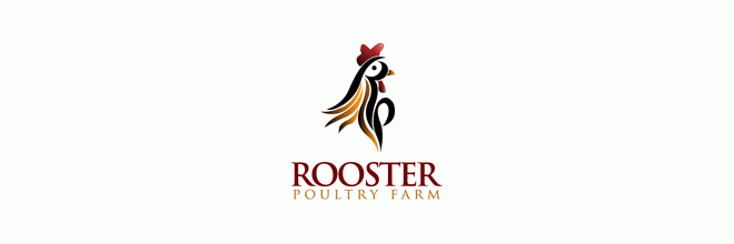 40 Creative Rooster Logo Designs 40个以鸡为主题的创意Logo设计