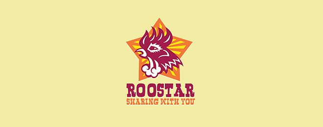40 Creative Rooster Logo Designs 40个以鸡为主题的创意Logo设计