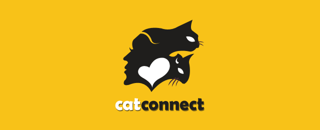 28个以猫为主题的创意Logo设计