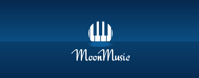moon logo design 40个以月亮为主题的创意Logo设计