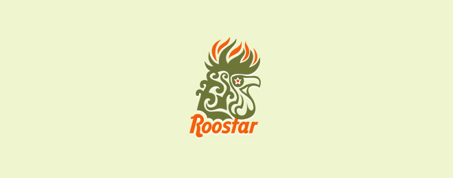 40 Creative Rooster Logo Designs 40个以鸡为主题的创意Logo设计