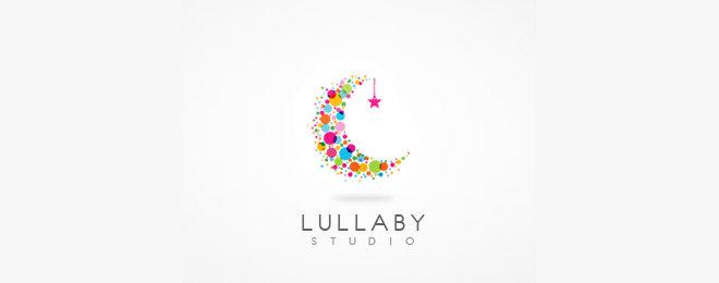 moon logo design 40个以月亮为主题的创意Logo设计