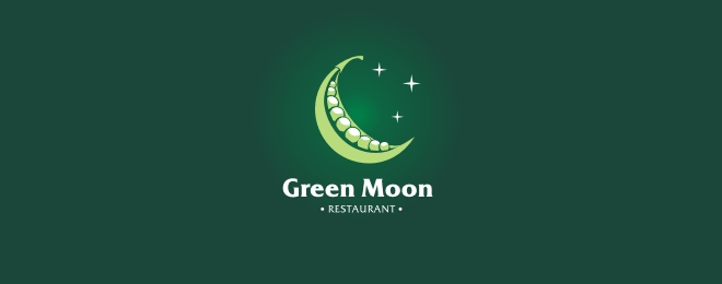 moon logo design 40个以月亮为主题的创意Logo设计