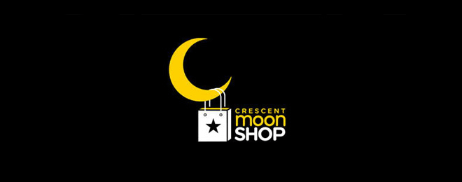moon logo design 40个以月亮为主题的创意Logo设计
