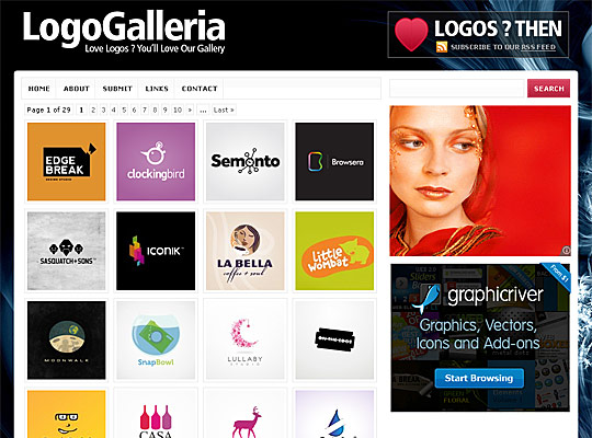 20个最佳的LOGO展示网站设计